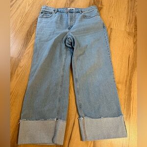 Abercrombie and fitch 90s relaxed Jean high rise size 33 16s